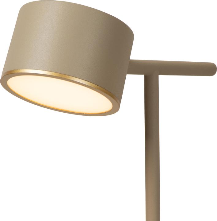 Actual product image Lucide GIAN - Tafellamp - LED Dimb. - 1x9W 2700K - Taupe
