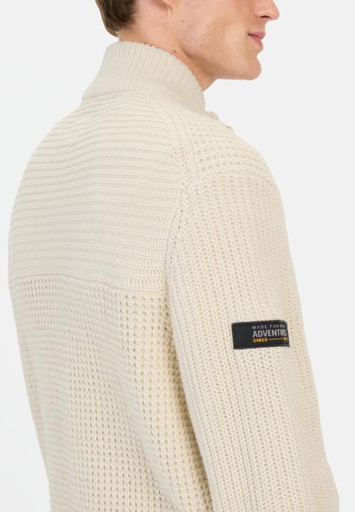 Produktbild Camel Active Strickjacke mit verstecktem Reissverschluss (XL)