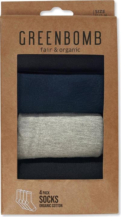 Produktbild Greenbomb Socken Basic (4er Pack, 36 - 40)