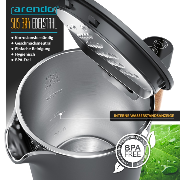 Image du produit Arendo Bouilloire électrique (1.50 l)