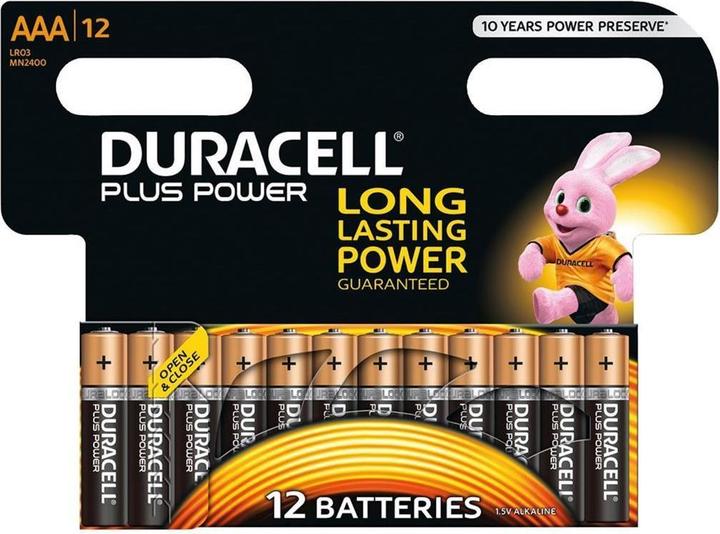 Produktbild Duracell Plus Power (12 Stk., AAA, 1150 mAh)