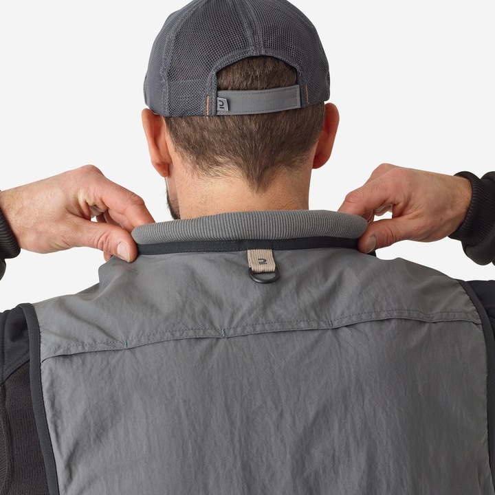 Actual product image Caperlan Fishing waistcoat FV 500 grey (XXL)