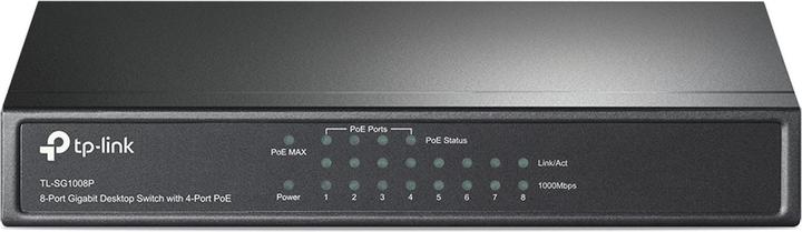 Produktbild TP-Link PoE+ Switch TL-SG1008P 8 Port (8 Ports)