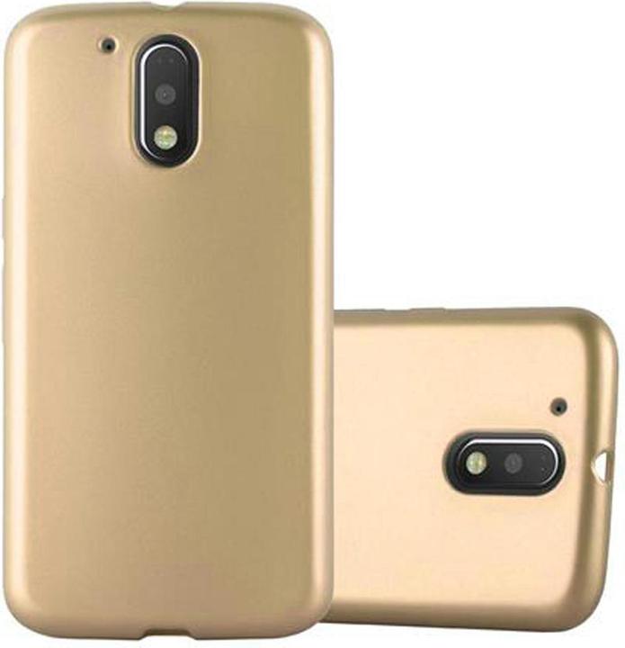 Actual product image Cadorabo TPU Matt Metallic Cover (Motorola Moto G4 Plus, Motorola Moto G4)