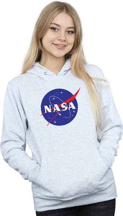 Immagine prodotto Nasa Felpa con Cappuccio Insignia Logo Donna (M)