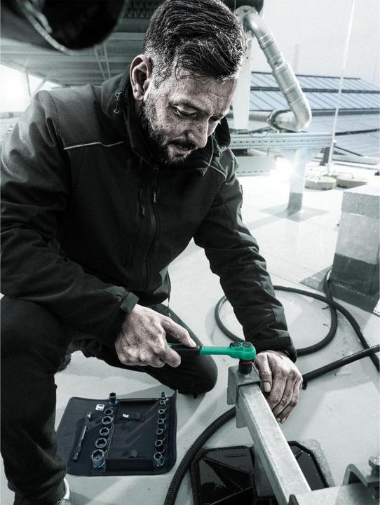 Produktbild Wera 8100 SB 12 Zyklop Comfort Knarrensatz (12 mm, 24 mm, 14 mm, 11 mm, 17 mm, 18 mm, 19 mm, 16 mm, 22 mm, 13 mm, 21 mm, 15 mm, 10  mm)