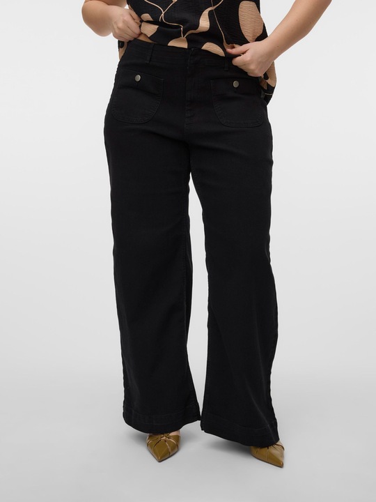 Produktbild Vero Moda VMCKAYLA Hohe Taille Weiter Beinschnitt Jeans Weit geschnitten (46)