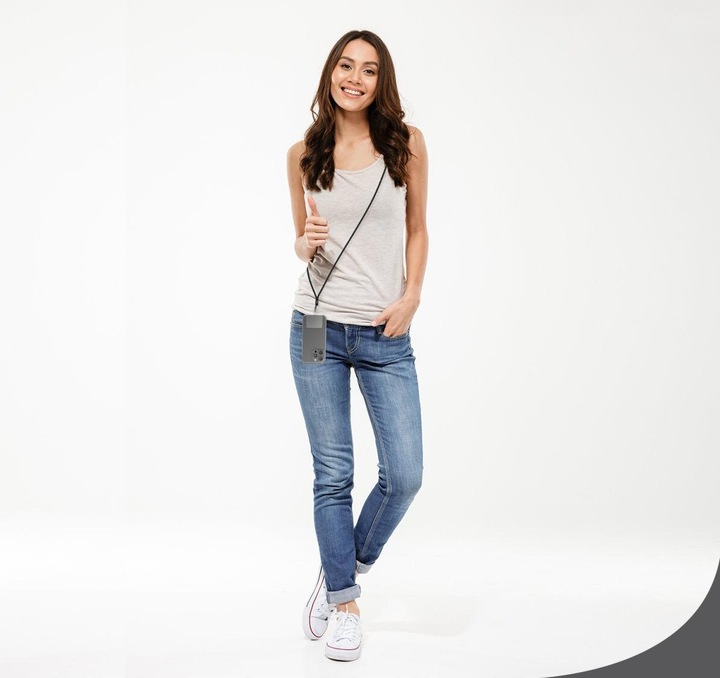 Productafbeelding 4smarts Universele mobiele telefoonketting PhonoLace onyx zwart