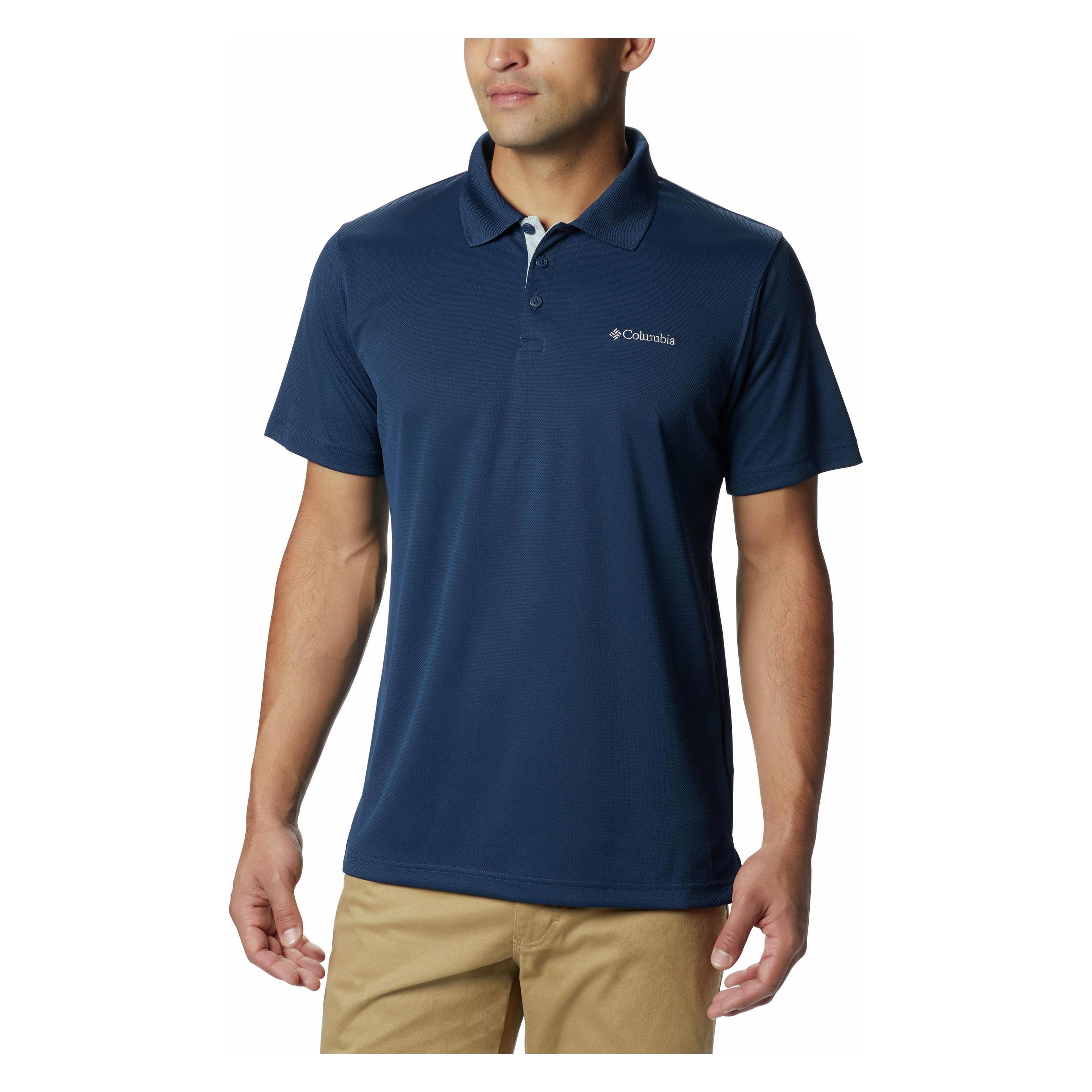 Columbia, Herren, Shirts, Utilizer Polo Mit Sonnenschutz Für Männer, Blau, (M)