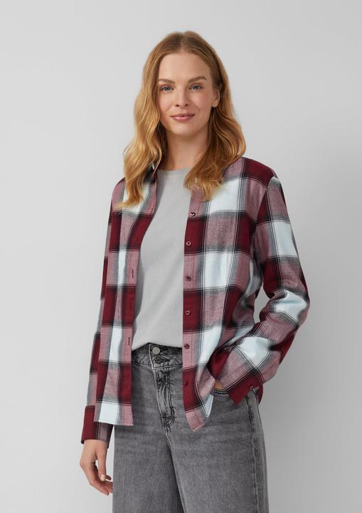 Immagine prodotto s.Oliver Bluse Taillierte Hemdbluse aus Flanell (40)