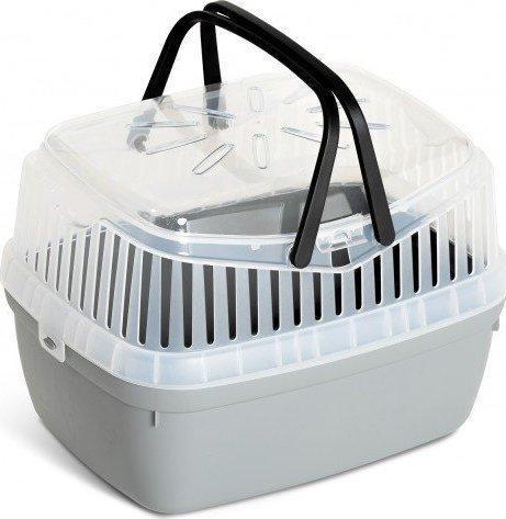 Produktbild Panama Pet Transporter für Nagetiere und Kaninchen, grau, 30x23x21cm