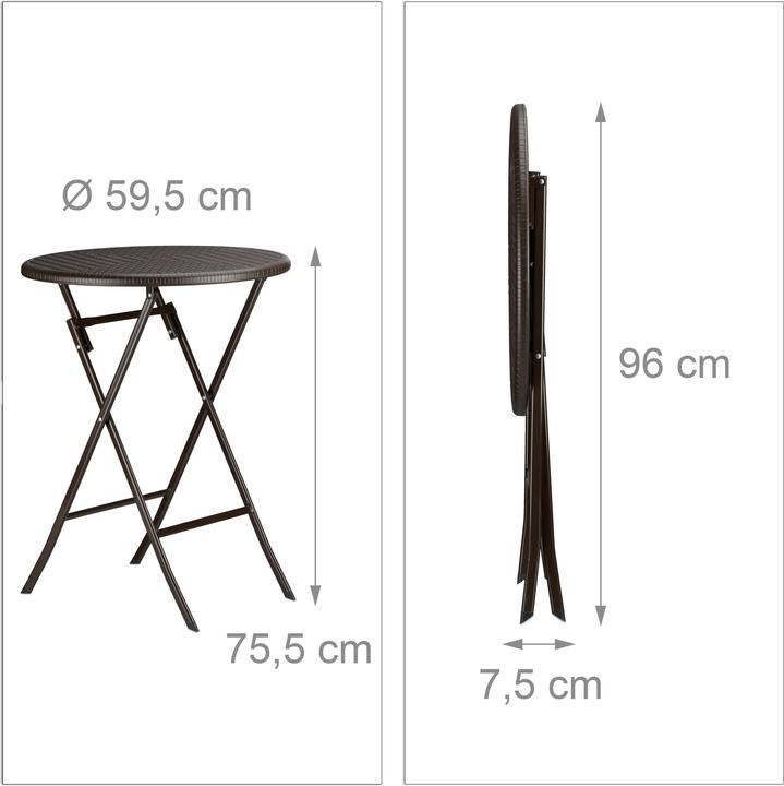 Produktbild Relaxdays Gartenmöbel Set (60 cm)