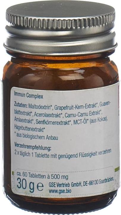 Image du produit GSE Immune Complexe bio cpr (60 pièce(s), Cachets, 123 g)