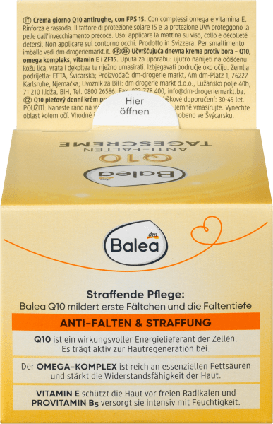 Actual product image dm Balea Q10 (50 ml, Day cream, SPF 15)