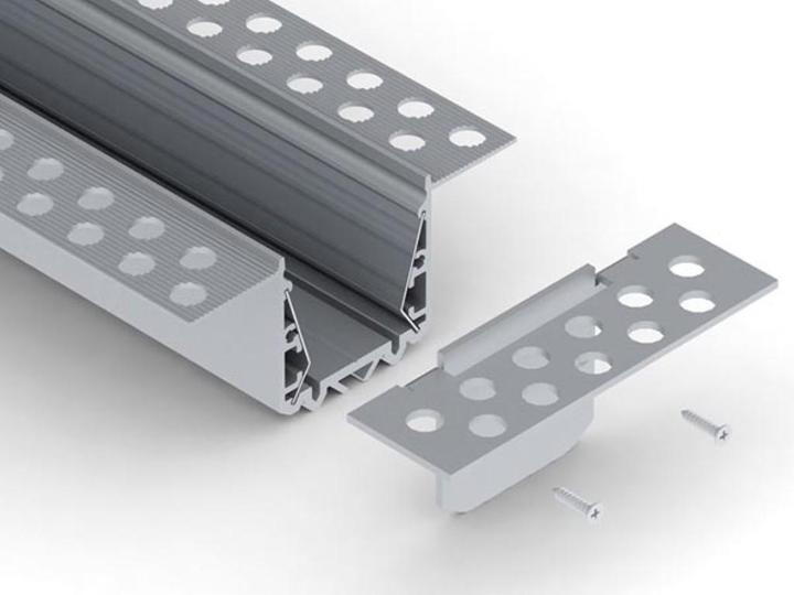 Image du produit LEDsON Embout pour profilé en placoplâtre RPL35US, sans trou de câble