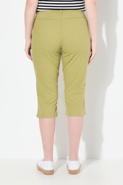 Produktbild Ulla Popken Caprihose, Saumschlitze, Gürtelschlaufen (56)