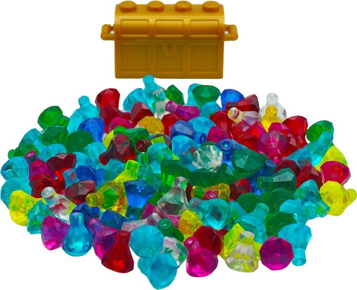 Immagine prodotto LEGO Pietre preziose Diamanti Gioielli Tesoro + Forziere (30153, Accessori LEGO)