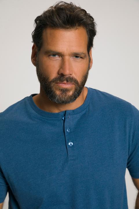 Immagine prodotto JP1880 Maglia serafino basic con abbottonatura e mezze maniche (XL)