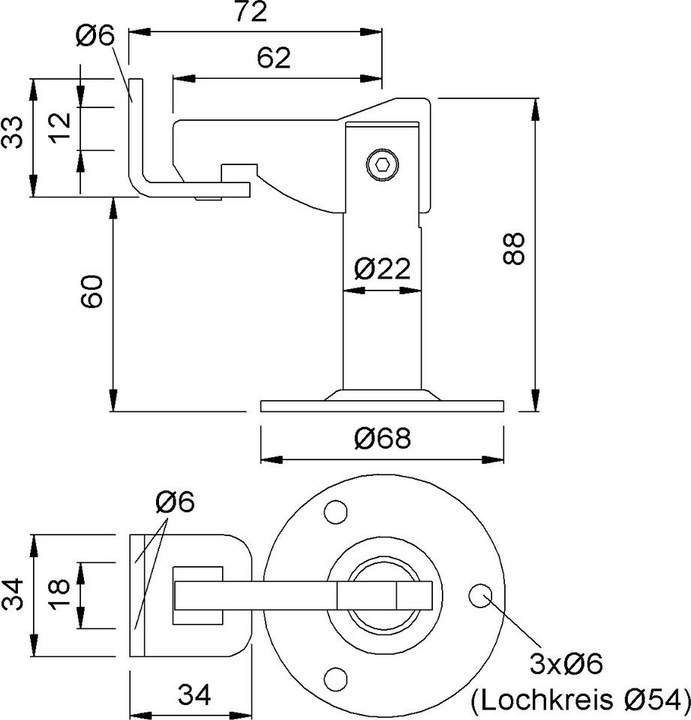 Actual product image Kws Door holder 1311 (1 Piece)