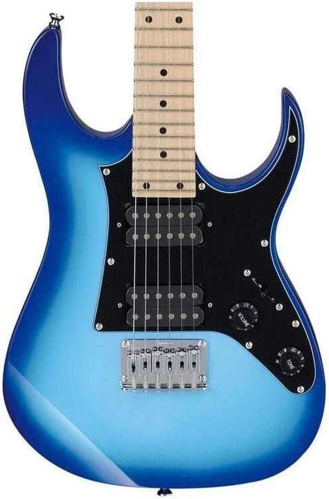 Productafbeelding Ibanez gitaar Micro GRGM21-BLT Blauw Burst (Elektrische gitaar)