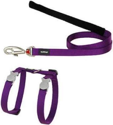 Actual product image Red Dingo Harness & Leash for Cats Design Classic XS (XS, Cat, General)
