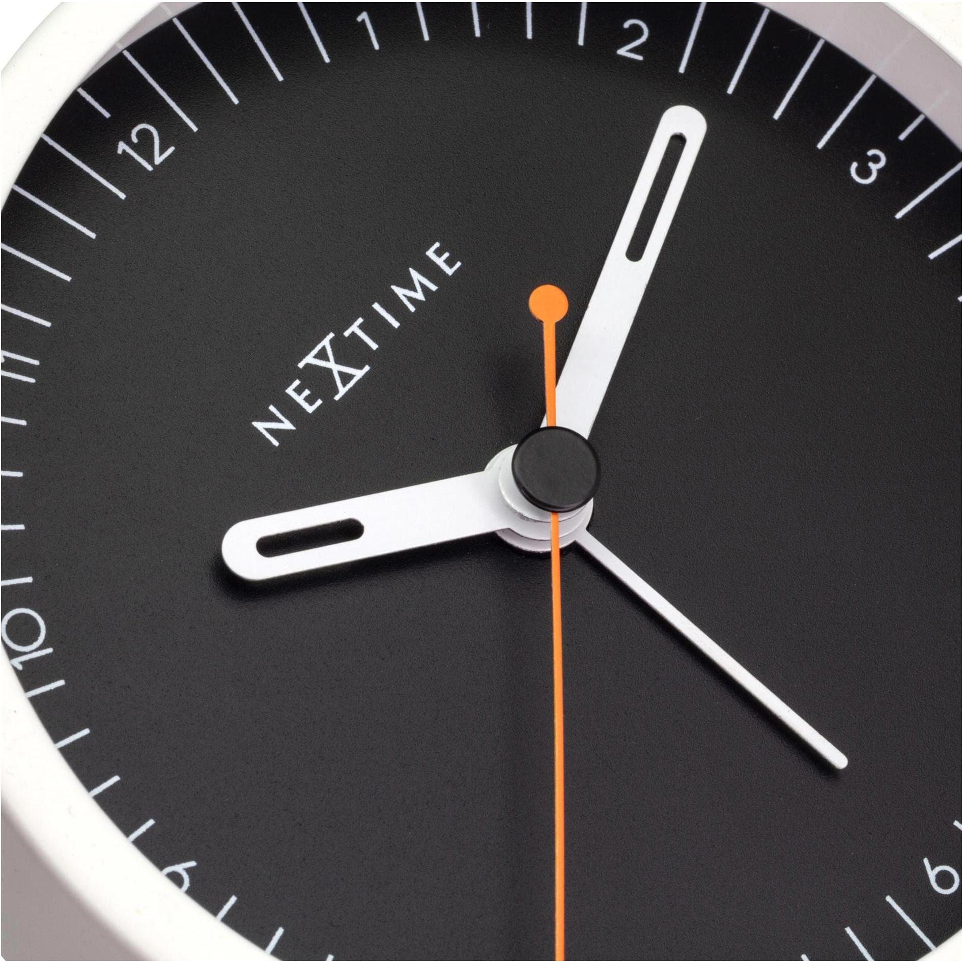 Thumbnail - Nextime, Wecker, Klassischer Wecker Small Schwarz/Weiss