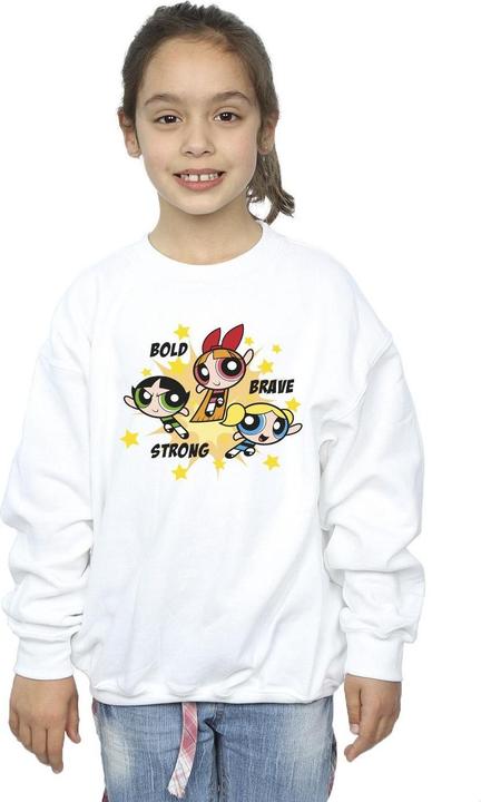 Produktbild The Powerpuff Girls Girls Bold Brave Strong Sweatshirt Mädchen (140, 146)
