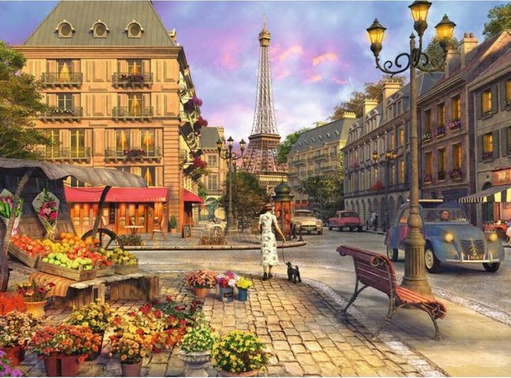 Actual product image Ravensburger Walk through Paris (500 pieces)