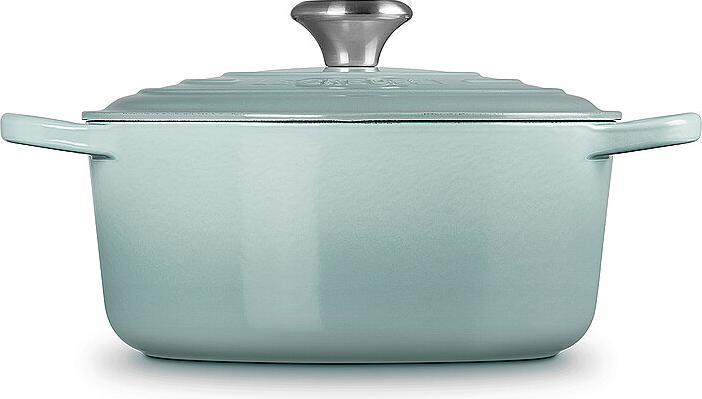 Produktbild Le Creuset Bräter Signature 24cm/4,2l Sea Salt (24 cm, Bräter + Schmortopf, Gusseisen)