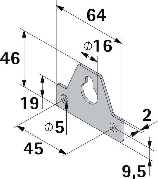 Produktbild Hettich Universalaufhänger (1 Stk.)