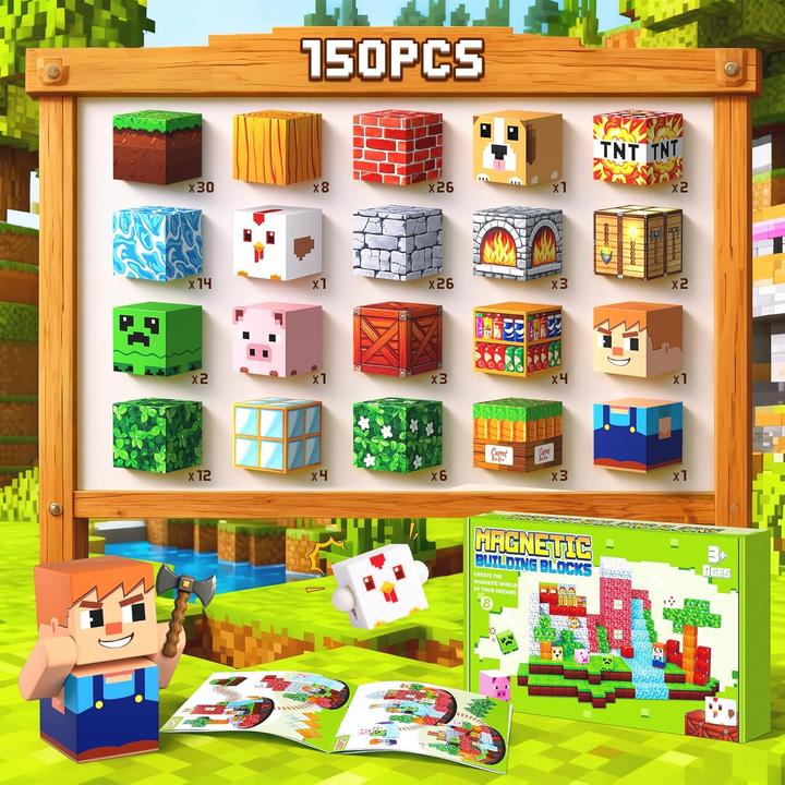 Actual product image Cooljoy Magnetisches Baustein-Set