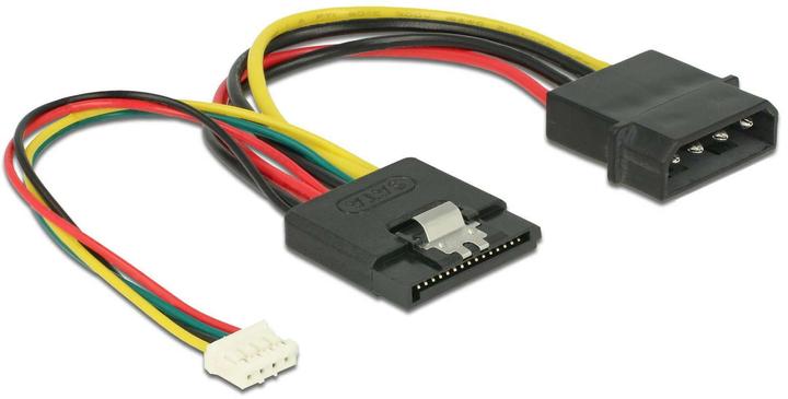 Produktbild Delock Molex Stecker - ATA Stromadapter (15 cm, 15 pin S-ATA, 4 pin Molex)