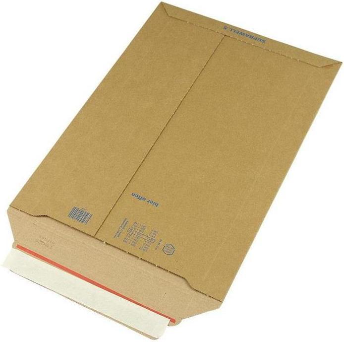 Actual product image Transpak Mailing bag Suprawell dimensions 270x390mm B4 corrugated cardboard brown SK L390xWmm (100 x)