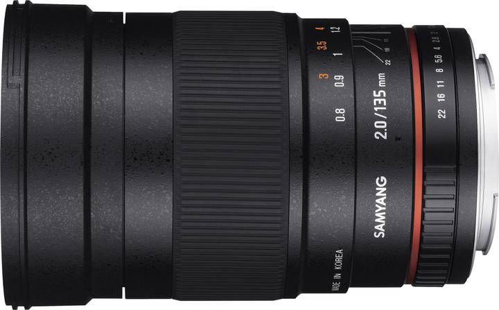 Productafbeelding Samyang 135mm f/2 - f/22 ED UMC - Canon EF (Canon EF, Volledig formaat)