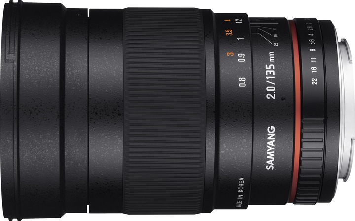 Image du produit Samyang 135mm f/2 - f/22 ED UMC - Canon EF (Canon EF, Plein format)