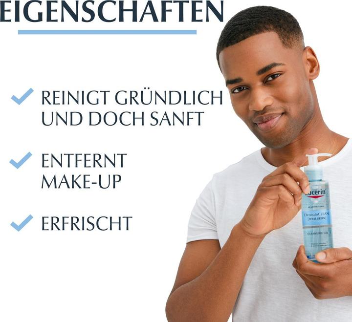 Actual product image Eucerin DermatoCLEAN Cleansing Gel (Cleansing gel, 200 ml)