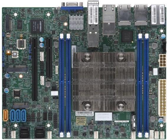 Actual product image Supermicro M11SDV-8C-LN4F (AMD SoC, Mini-ITX)