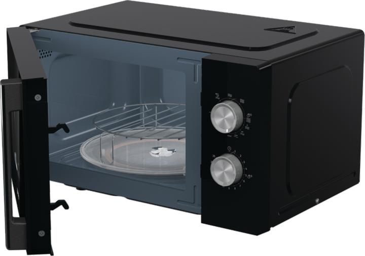 Produktbild Gorenje MO20E2BH Microwave Oven, Free Standing, Capacity 20 L, Power 800 W, No Ddisplay, Black (20 l)