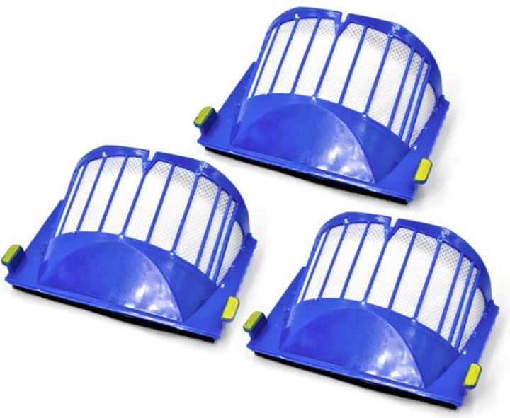 Actual product image Novidarte Filter for iRobot Roomba Series 600 3-pack
