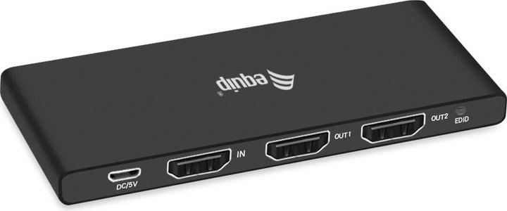 Image du produit equip HDMI Splitter 2.0 2 ports Ultra Slim 4K/60Hz noir