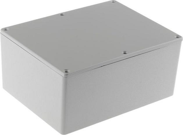 Produktbild RS PRO Gehäuse Aluminium 165x127x76mm grau (Gehäuse)