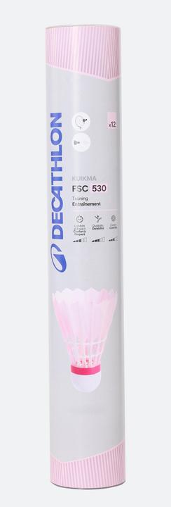 Actual product image Perfly Shuttlecock natural feather speed 77 12-pack