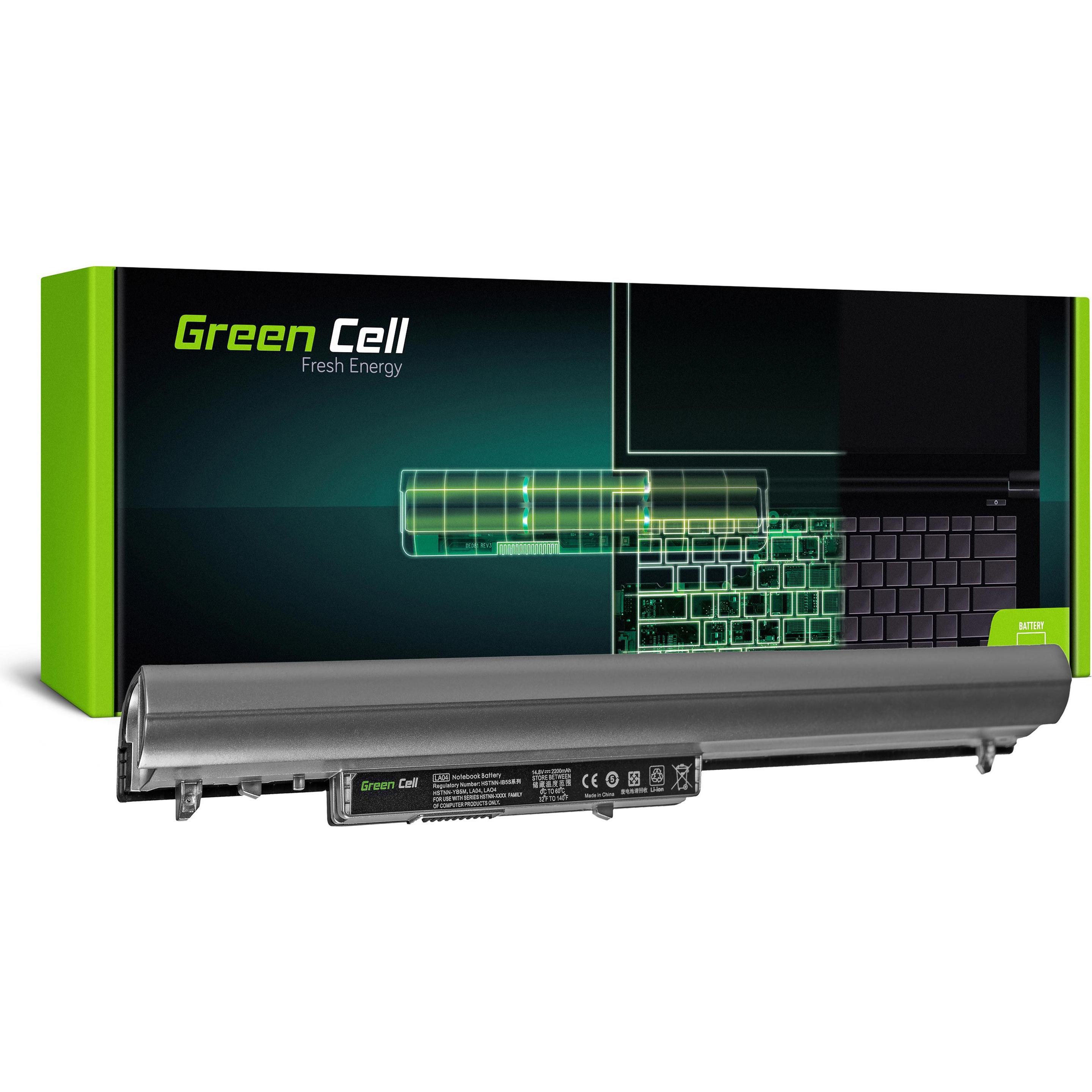 GreenCell HP92 - Akku - HP - Pavilion 14-N 15-N (4 Zellen, 2200 mAh), Notebook Akku, Schwarz
