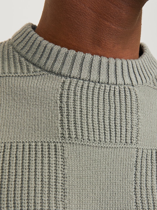 Actual product image Jack & Jones Checked knitted jumper Knitted jumper (XS)