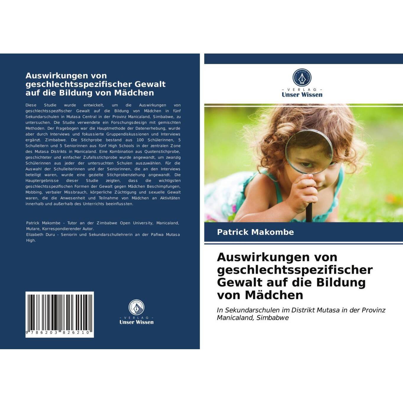 Auswirkungen von geschlechtsspezifischer Gewalt auf die Bildung von Mädchen, Fachbücher von Patrick Makombe, Elizabeth D...