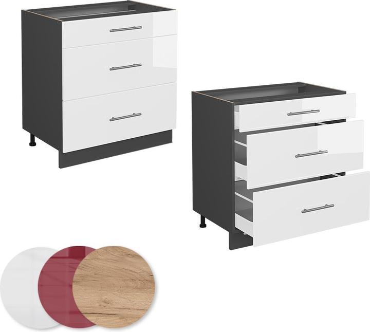 Actual product image Vicco Küchenunterschrank Fame-Line (80 x 51.5 x 81.5 cm)