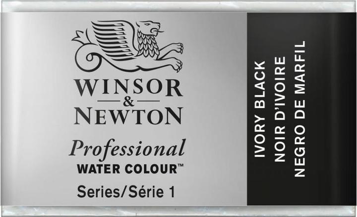 Actual product image Winsor & Newton Watercolour Artists (Ivory black)