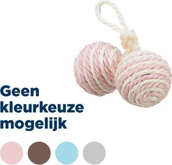 Produktbild Trixie 2 Bälle am Seil Sisal D=4.5cm (Ballspielzeug Katze)