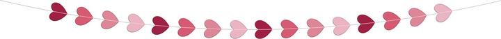 Folat Girlandenpapier Mini-Herzen - 3 Meter (1 Stk.)