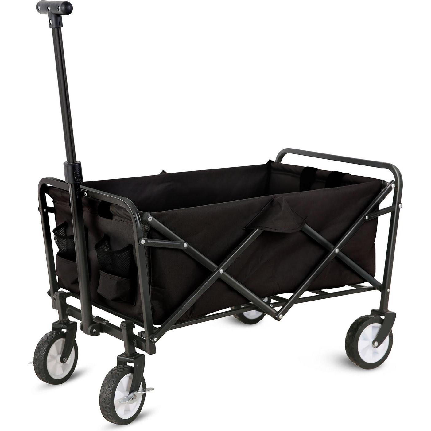 Mojawo Faltbarer Bollerwagen Transportwagen Handwagen Gartenwagen mit Stahlrahmen